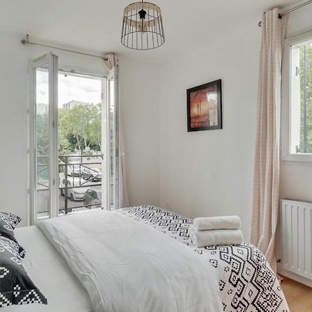 דירות אוברווילייה Chic Apart With Parking Near Paris מראה חיצוני תמונה