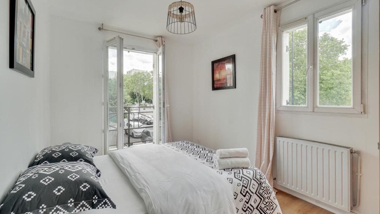 דירות אוברווילייה Chic Apart With Parking Near Paris מראה חיצוני תמונה