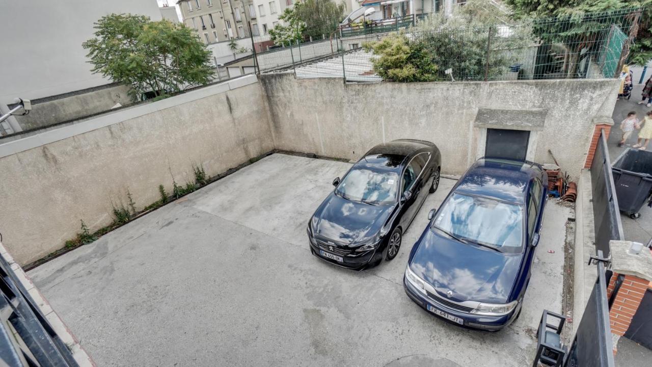 דירות אוברווילייה Chic Apart With Parking Near Paris מראה חיצוני תמונה